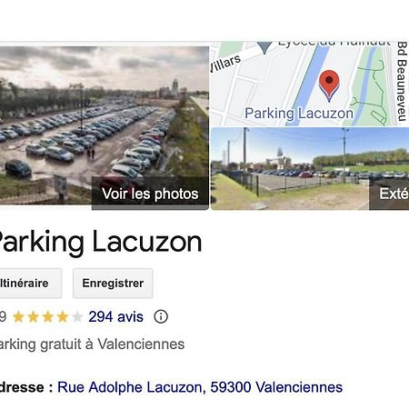 Apt Des Artistes, 3 Min A Pied Gare Et Centre Valenciennes Eksteriør billede